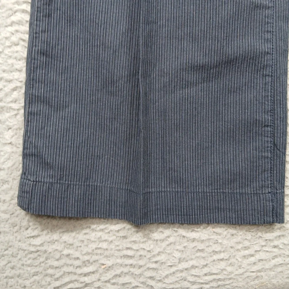 Banana Republic Men's Blue Pinstripe‎ Dress Pants 35x30 100% Cotton EUC